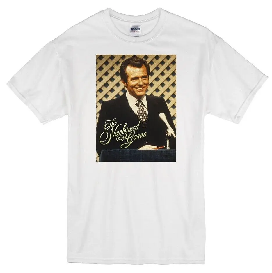 БЕЛАЯ ФУТБОЛКА NEWLYWED GAME BOB EUBANKS TV TELEVISION CLASSIC SHOW РЕТРО