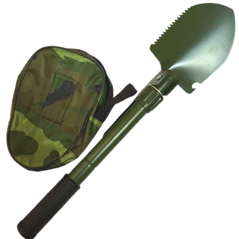 

Shovel Foldable Military Spad Camping Multifunctional Outdoor Survival Portable Engineer Carbon Steel Folding Shovel Gadget