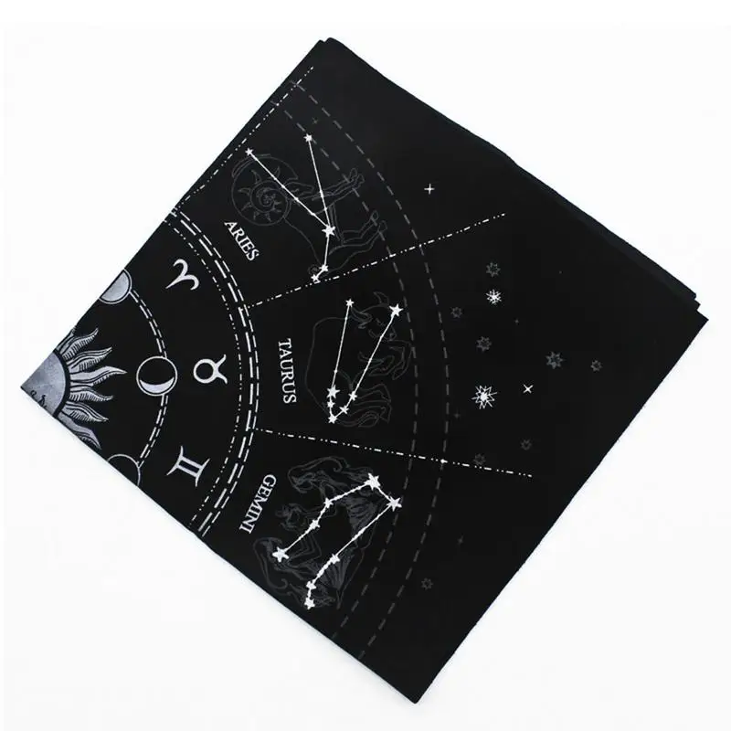 

Tarot Special Tablecloth 12 Constellations Astrology Tarot Divination Card Tablecloth For Tarot Enthusiasts Magicians Supplies