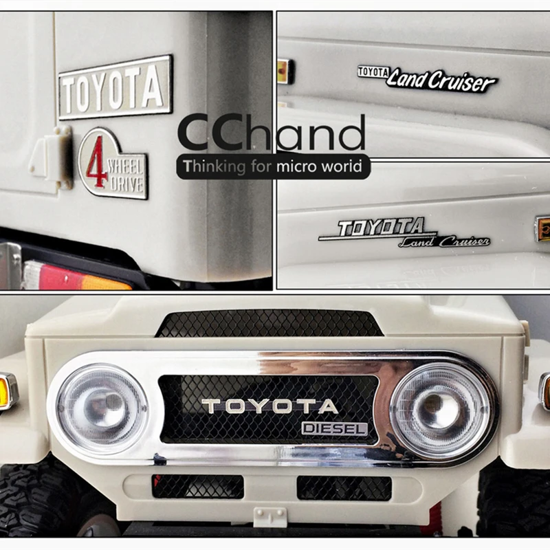

RC 4WD 1/10 Gelande II Cruiser/FJ40 Metal Car Logo Body Auto Logos