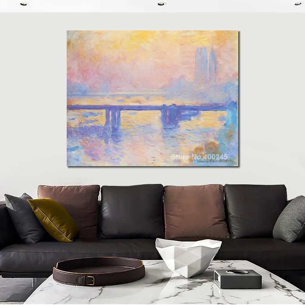 Картина на холсте Клод Моне масляная краска