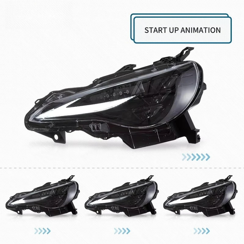 Фото Фары VLAND Full LED для Scion FR-S 2012 года и новее, с последовательным включением, для FT86 GT86 BRZ, передние фары от производителя №4