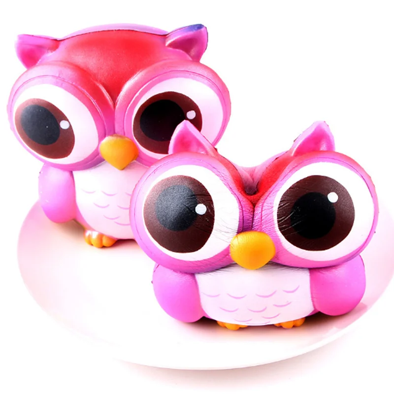 

1 Pc Creative Anti-stress Owl Big Eyes Toys Squeeze Slow Rising Soft for Children Adults Relieves Stress Cute Toy Bifts