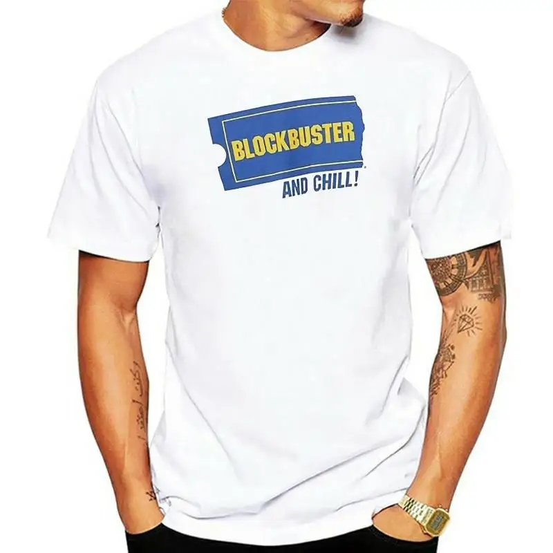 

Blockbuster Video Blockbuster And Chill T Shirt Nwt Licensed Official