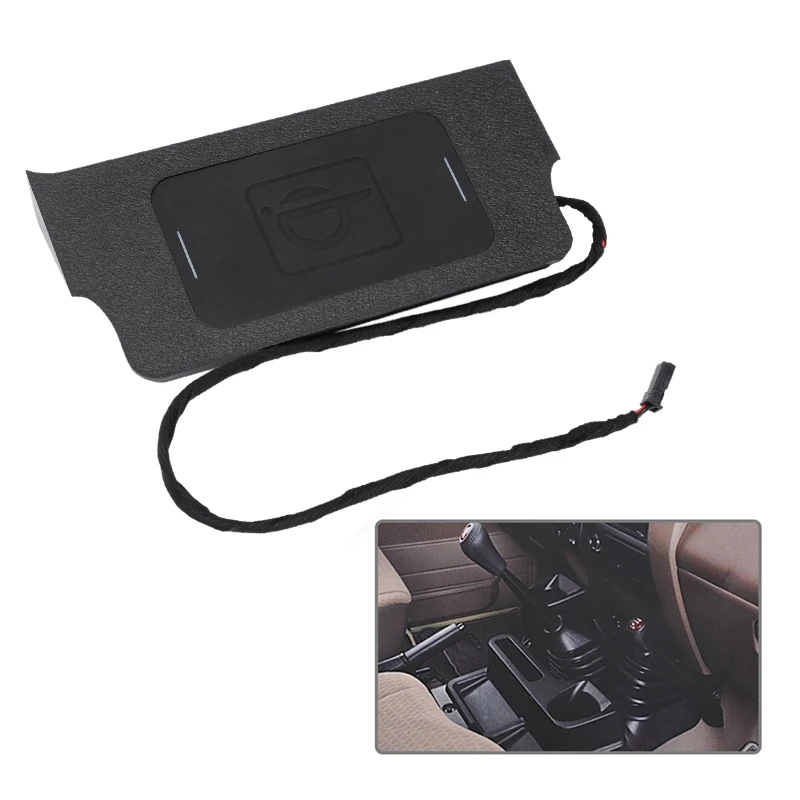 Car Center Console Wireless Charger for Land Cruiser 70 Series LC76 LC77 LC78 LC79 Accessories
