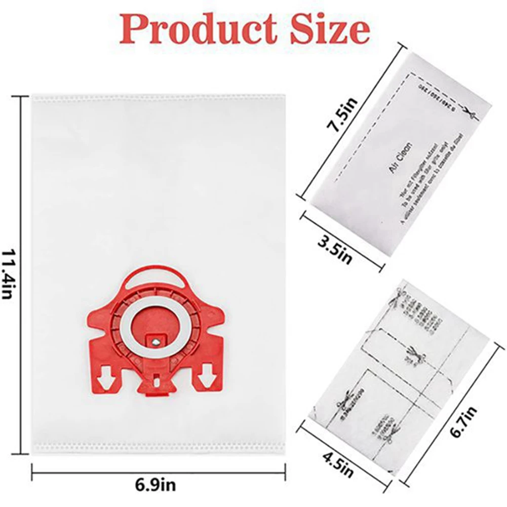 Сменный мешок для пыли FJM 3D Efficiency 6 упаковок канистр-пылесосов серии Miele S200 S300 S600 S4