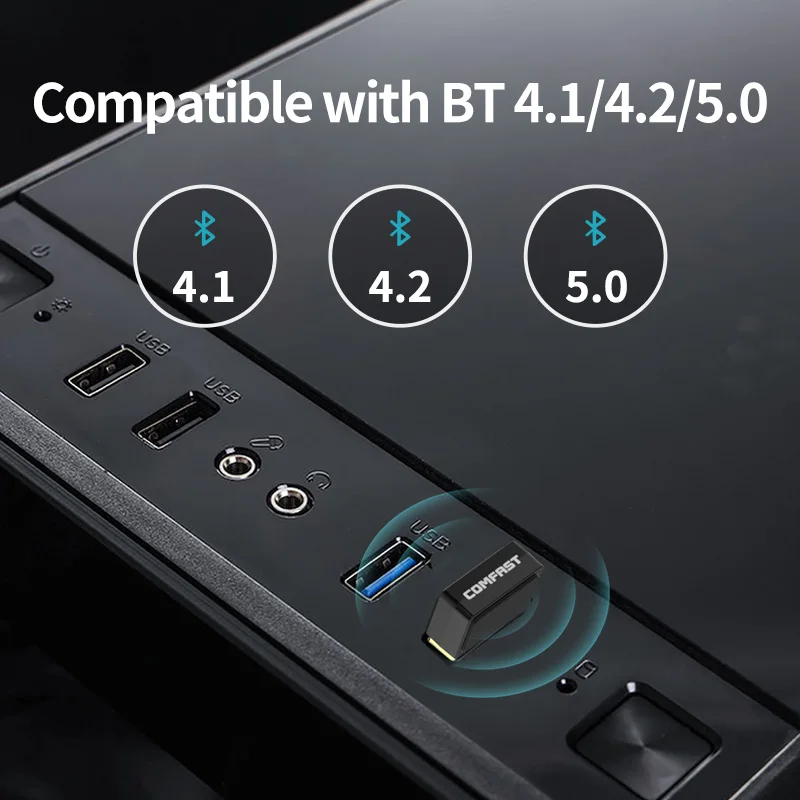 CF-B02 USB Bluetooth Adapter BT 5.0 Computer Wireless Transmitter Receiver Audio for Laptop Earphone Speaker Printer |