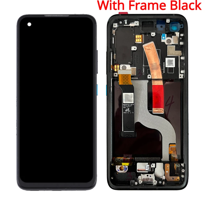 ЖК-дисплей AMOLED 5 9 дюйма для ASUS Zenfone 8 ZS590KS I006D сенсорный экран с цифровым