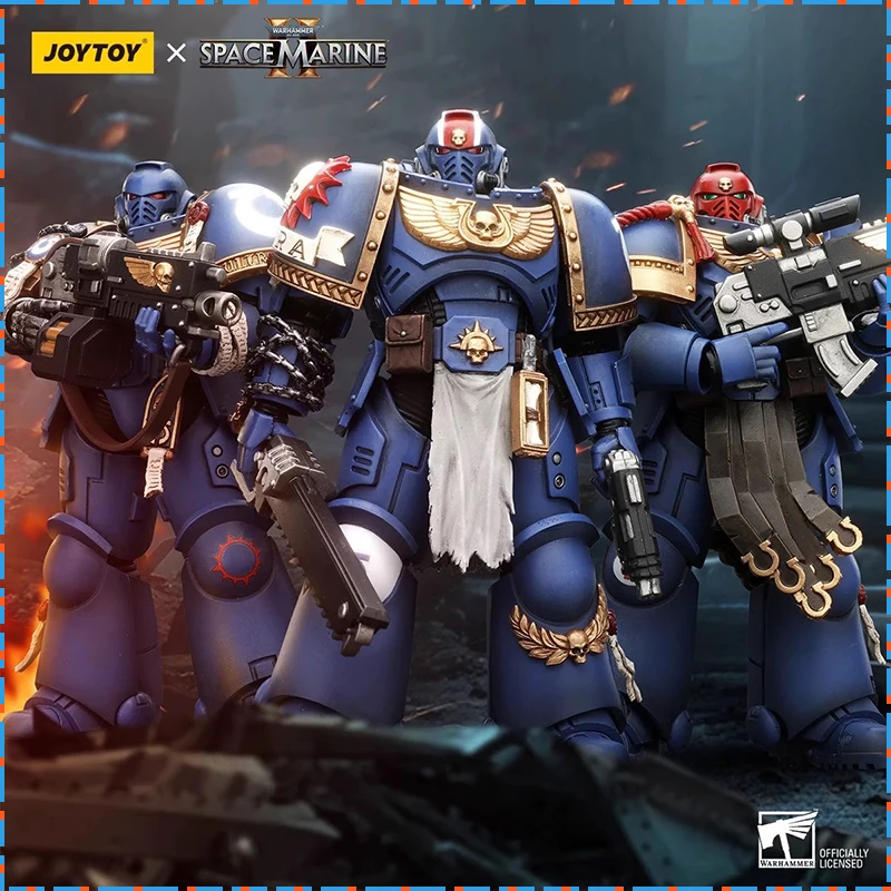 JOY TOY Warhammer 40K Space Marines Uitramarines Titus Squad фигурка