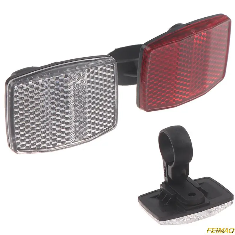 

Bicycle Electric Bike Handlebar Reflector Backlight Reflective Front Rear Warning Light Safety Lens