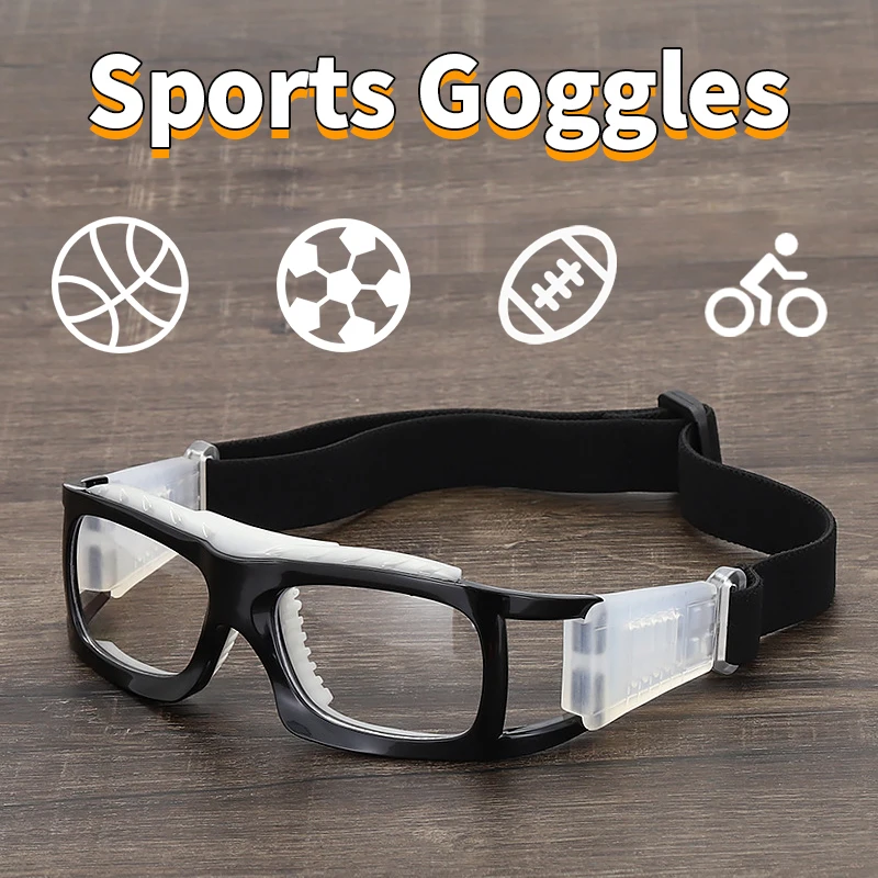 

JSJM Outdoor Sports Goggles Men Windproof Dustproof Goggles Football Basketball Shockproof Protective Glasses Cycling Eyewear