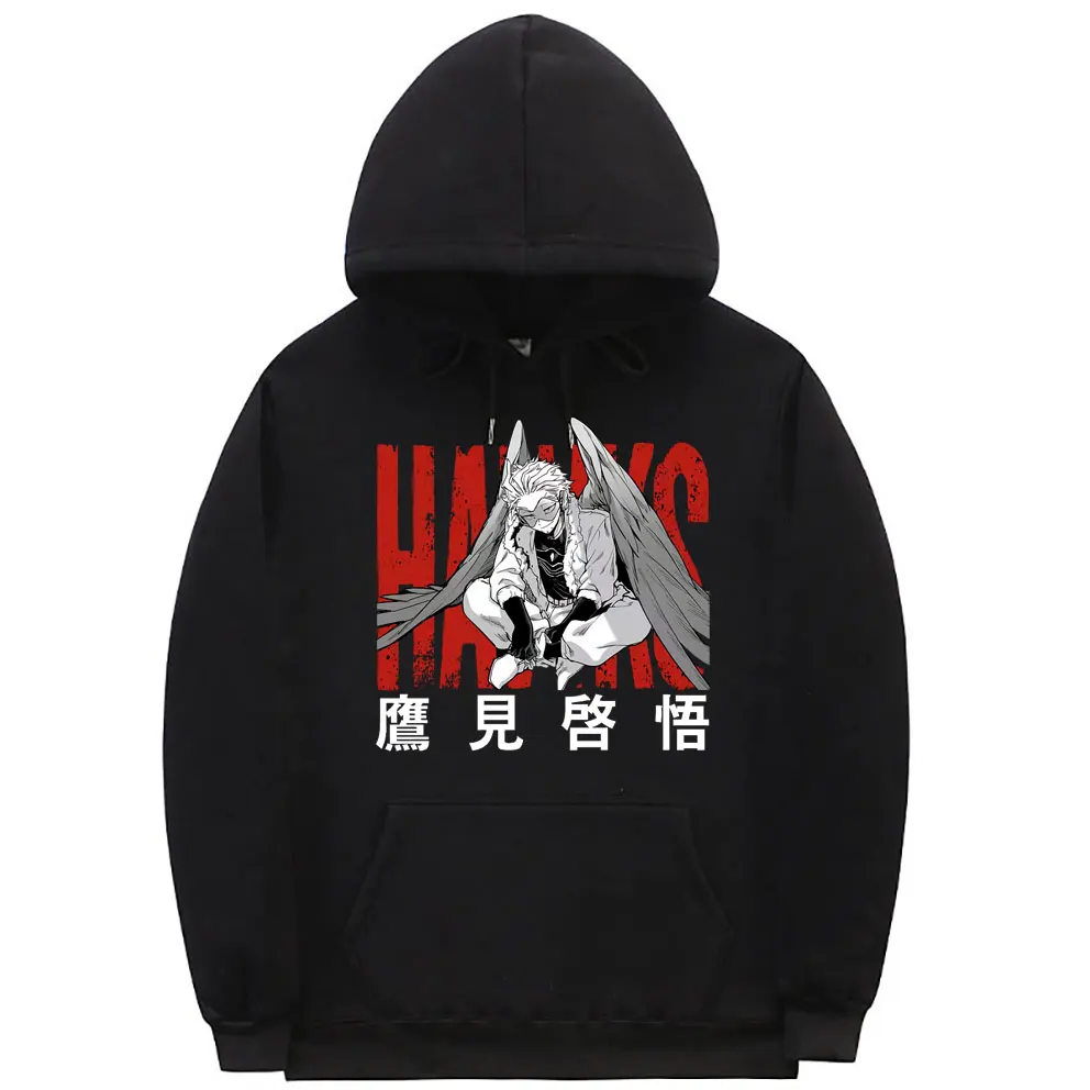 

Japanese Anime My Hero Academia Essential Hoodie Regular Male Fashion Oversized Tracksuit Streetwear Men Women Hip Hop Hoodies