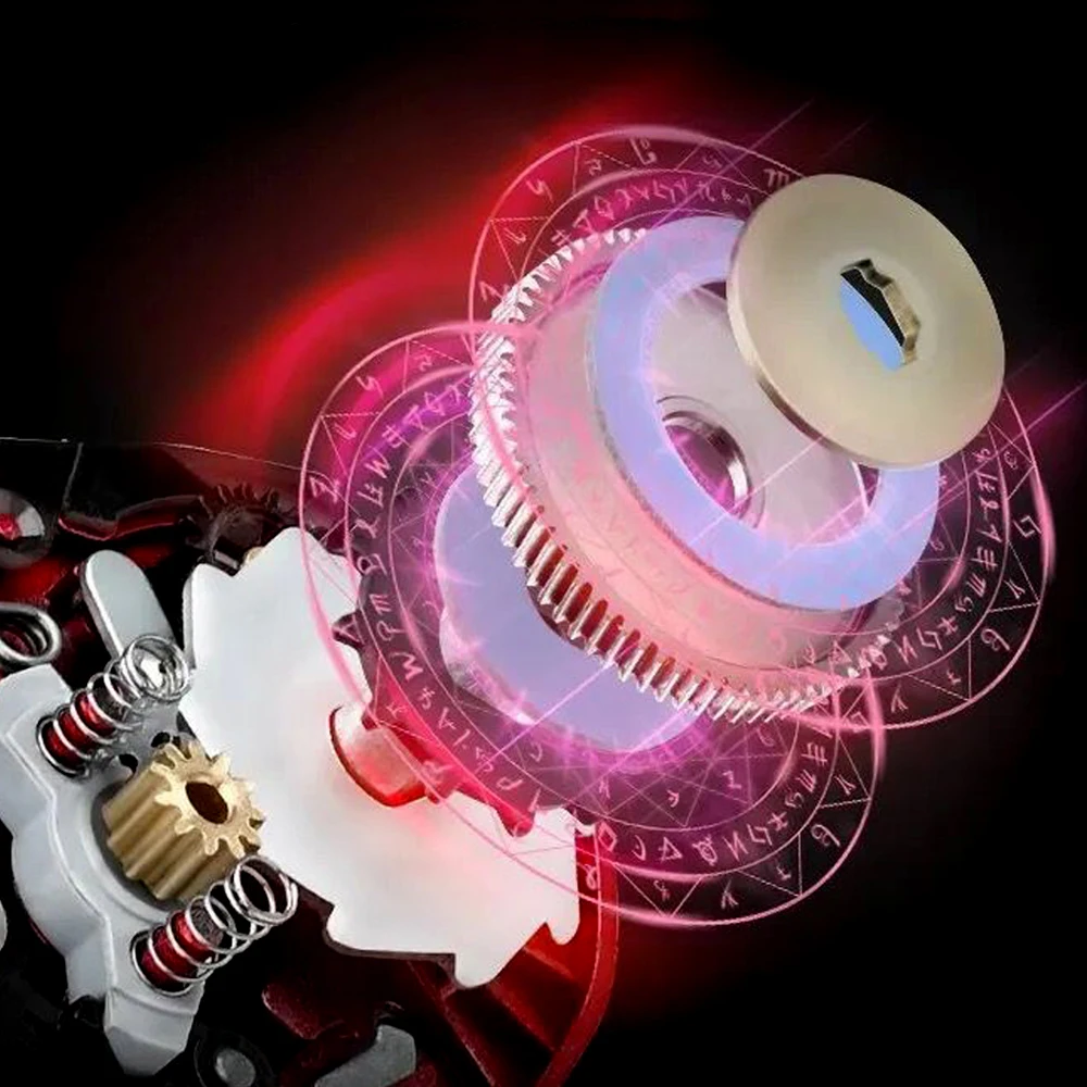 Магнитный тормоз в форме капли металлическая вращающаяся 12-скоростная кнопка