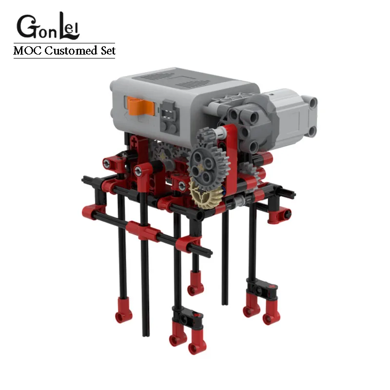 Техническая модель робота-ходунки с длинными ногами конструктор MOC механические