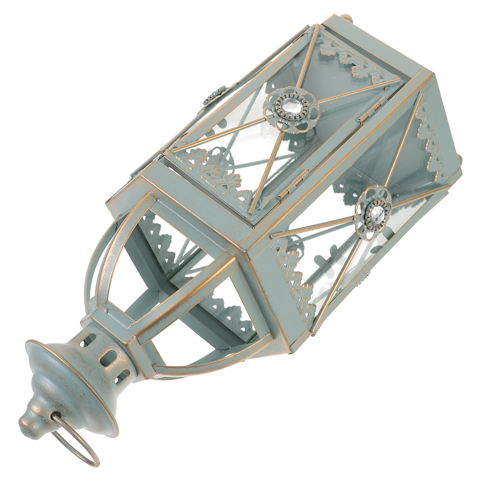 

Vintage Iron Lantern Holder Decorative Lantern Outdoor Lantern Stand