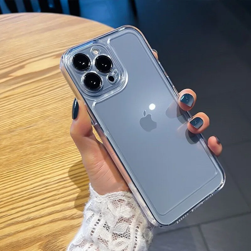 

For IPhone 14 12 11 13 Pro Max Mini Ultra-Thin Clear Case Silicone Soft TPU Case for IPhone X XS Max XR 8 7 Plus Back Cover Case