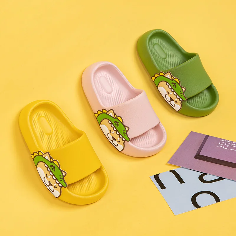 

2022 Baby Toddler Kids Slippers Slip-On Fashion Sandals Boys Girls Beach Summer Slides Home Children Lightweight Water Shoes