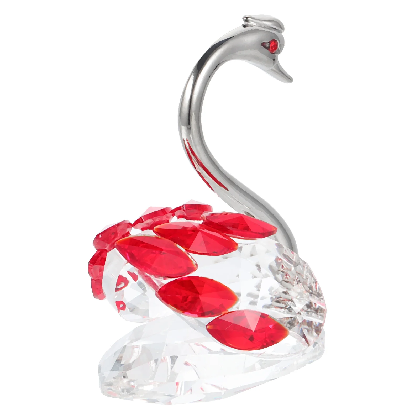 

Swan Crystal Figurine Statueanimaltable Ornament Figurines Centerpiece Desktop Decorfigure Craft Decoration Sculpture Miniature
