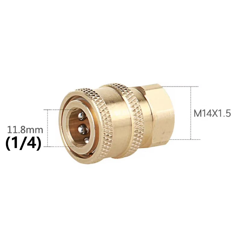 

Набор быстрого подключения для мойки высокого давления DCNB M14x1,5 to 1/4