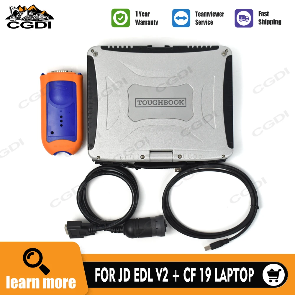 

CF 19/CF C2 Laptop V5.2 JD Agricultural tractor JD EDL V2 Diagnostic kit Construction Equipment truck Diagnostic tool