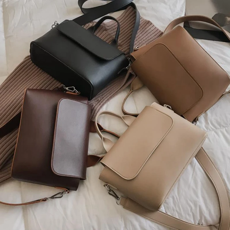 

Sling Bag Retro Simple Slung Texture Small Square Bag Women Bag Leather Bag PU Bag Shoulder Bag Handbag