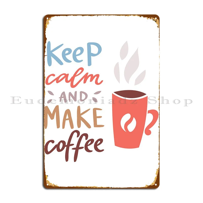 

Keep Calm And Make Coffee металлический знак, Настенный декор, гараж, дизайнерский фотопостер