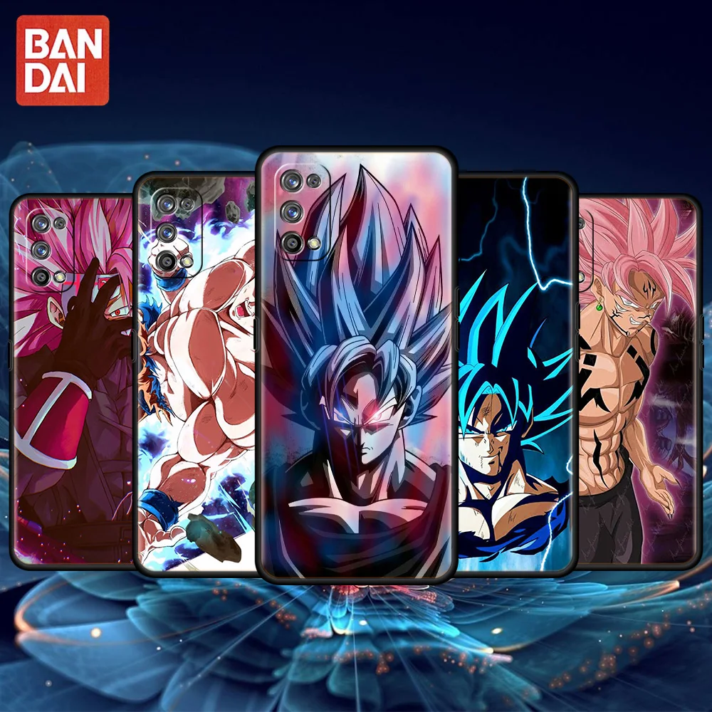 Черный чехол GOKU Dragon Ball для Realme C21 C15 8 7 6 Pro XT GT C3 C11 C12 C21Y мягкий телефона Oppo A53 A93 5G F19