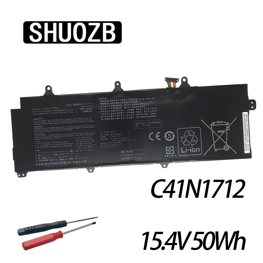 

SHUOZB 15,4 V C41N1712 Аккумулятор для ноутбука ASUS GX501 GX501Vl GX501GI GX501G GX501GM GX501GS gx501v