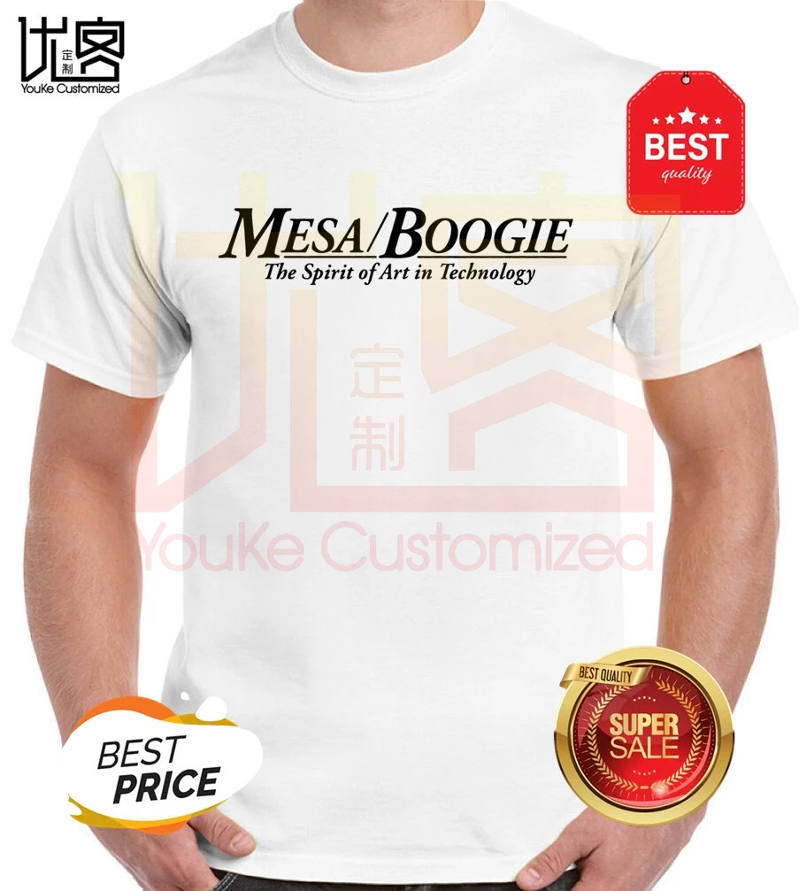 

shopee malaysia mesa boogie t-shirt inspired guitar amps engineering men's women's 100% cotton short sleeves tops tee