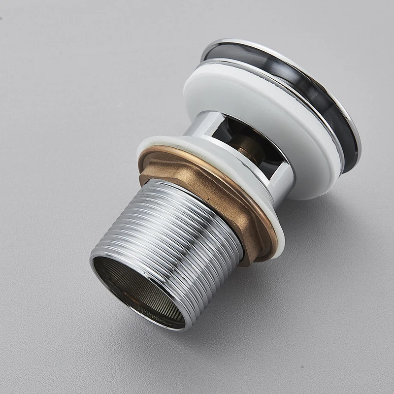 Поп-ап сливная кнопка для раковины в ванной комнате - пробка для стока, сифон, крышка для мусора, аксессуар для смесителя умывальника, труба для умывальника, черный-золотой розовый.