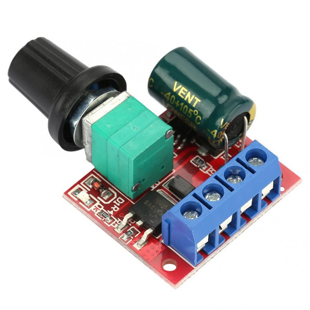 5A 90W PWM 12V Φ Module 4 5 V-35V Регулируемый регулятор скорости переключения 24V |