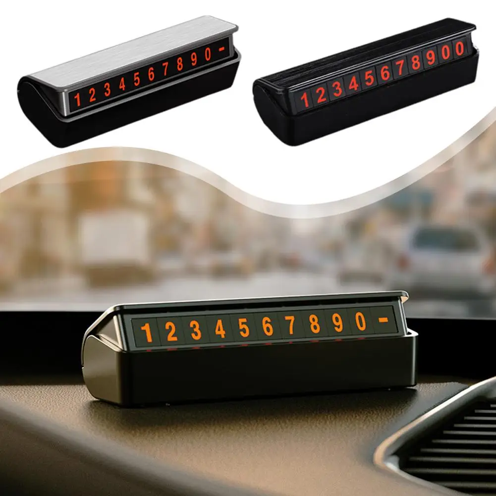 Парковочная табличка с номером телефона для автомобиля временная телефонная