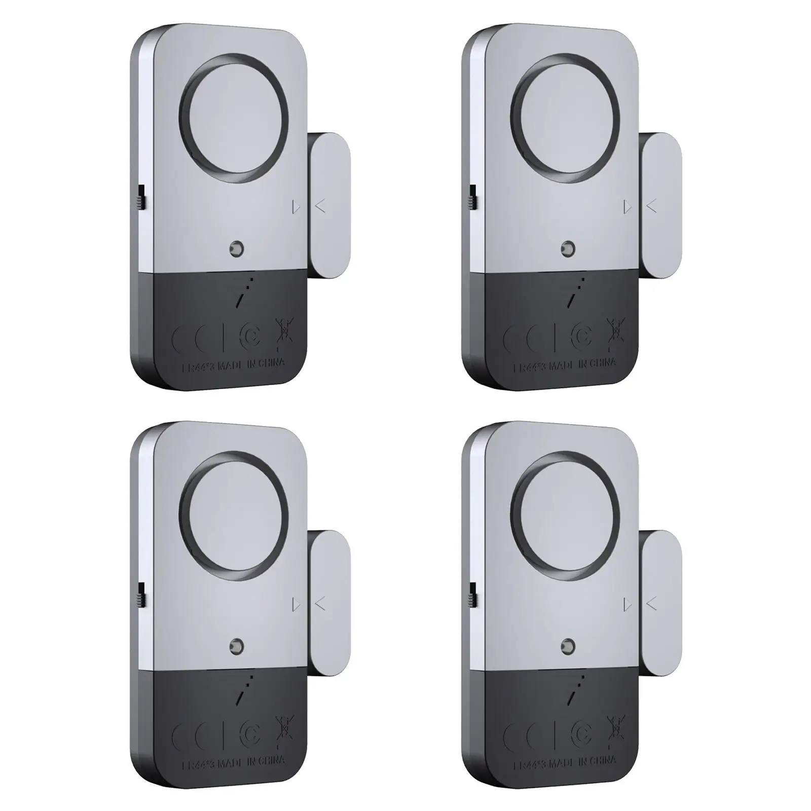 

4Pcs Door Window Alarm Easy to Install Alarm for Office Apartment Kids Safety Elderly