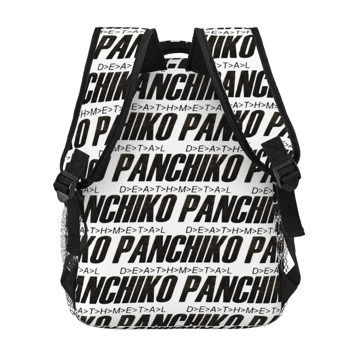 Фото Рюкзак для студентов Rock Band Panchiko DEATHMETAL, школьная сумка, походный рюкзак для путешествий, для мужчин и женщин, сумка для книг, сумки через плечо №4