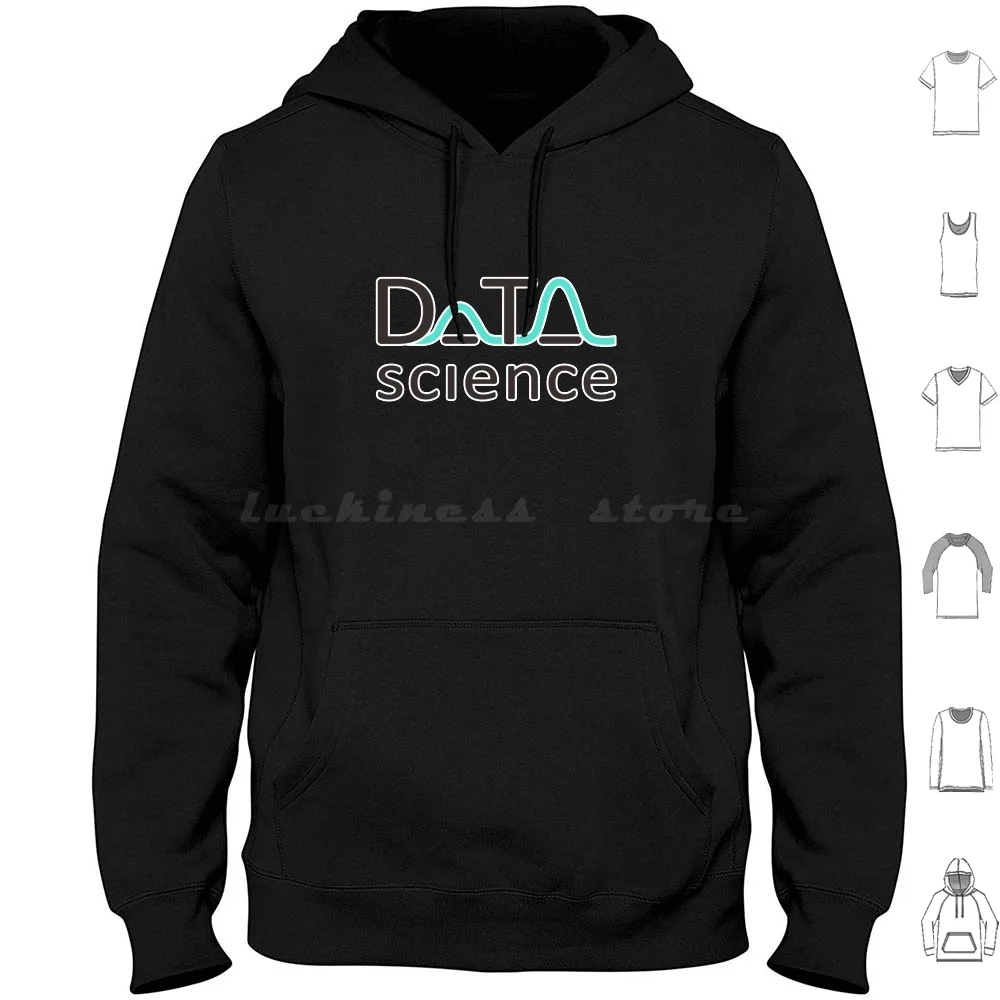 

Худи Data Science с длинным рукавом, искусственная редукция