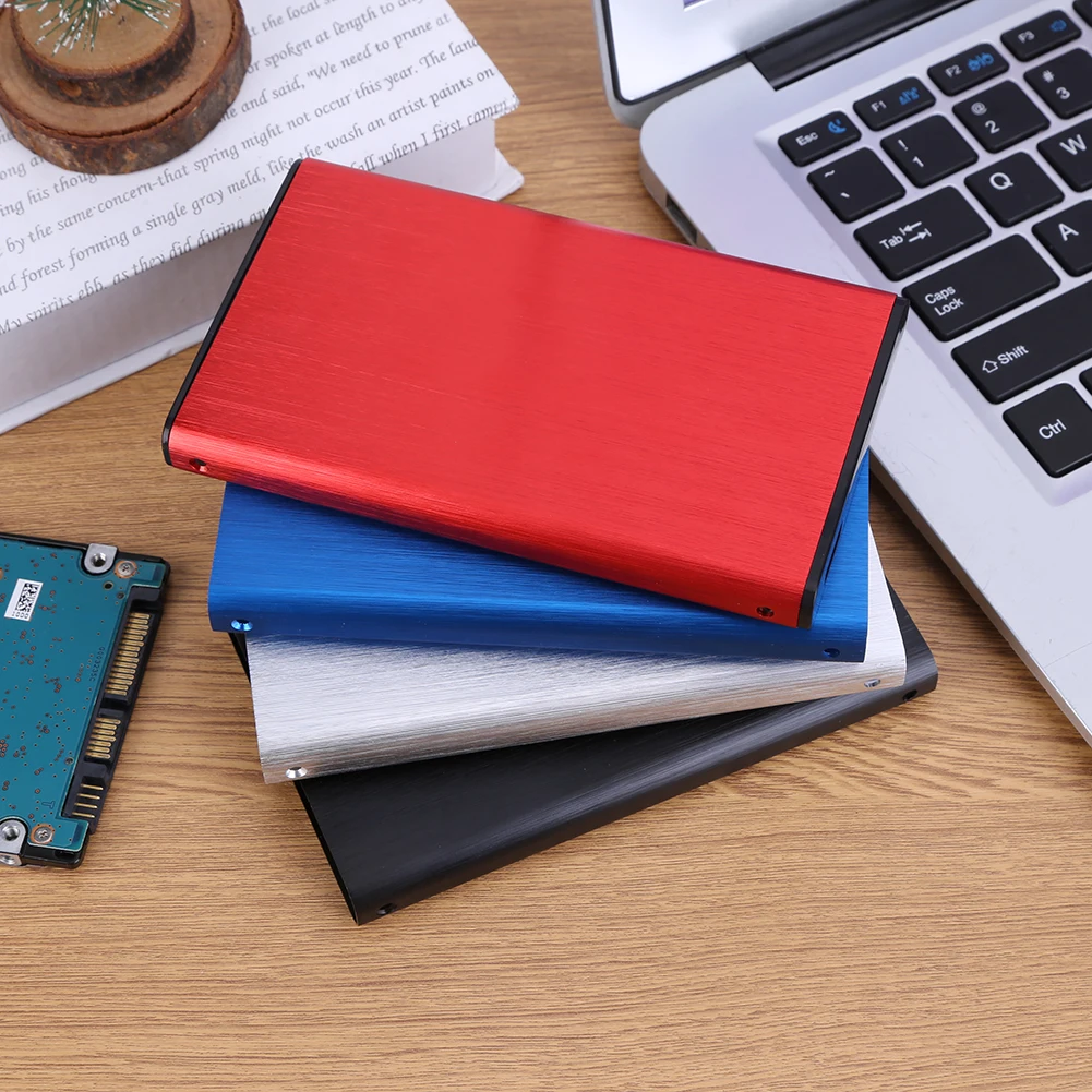 

2,5-дюймовый внешний жесткий диск из алюминиевого сплава USB3.0 HDD корпус совместимый с XP/win7/win8/win10 Plug and Play для ПК ТВ ноутбука