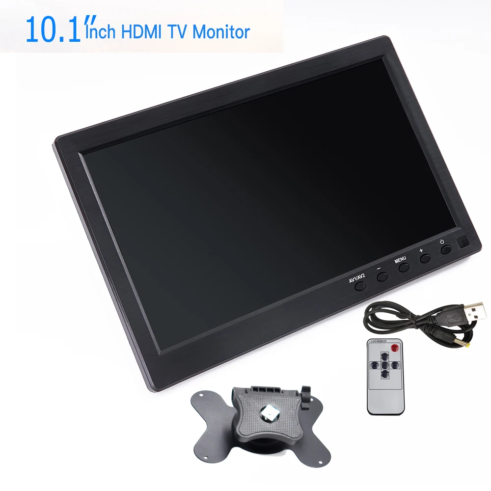 

10.1 Inch HD Car Monitor LCD HD Digital Screen 1024*600 IPS Monitoring with HDMI VGA AV BNG SUB