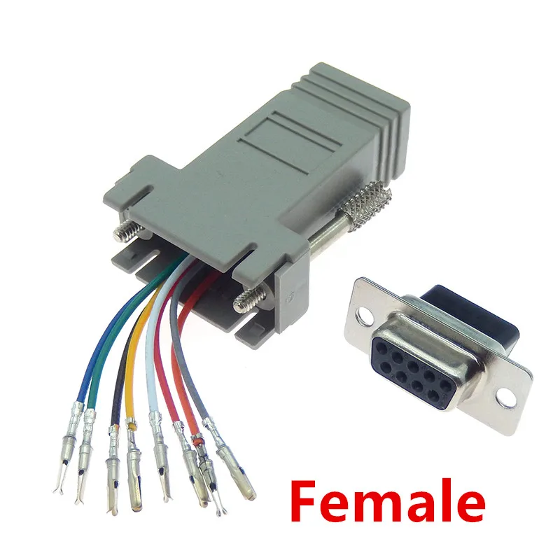 

DB9 Мама/Папа Адаптер RJ45