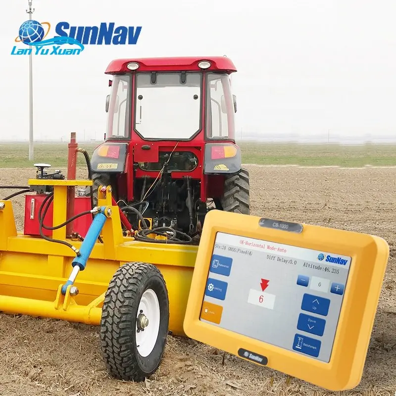 

High accuracy AG1000 Precision agriculture gps 410-470 Mhz Land Leveling System For Satellite Land Leveling