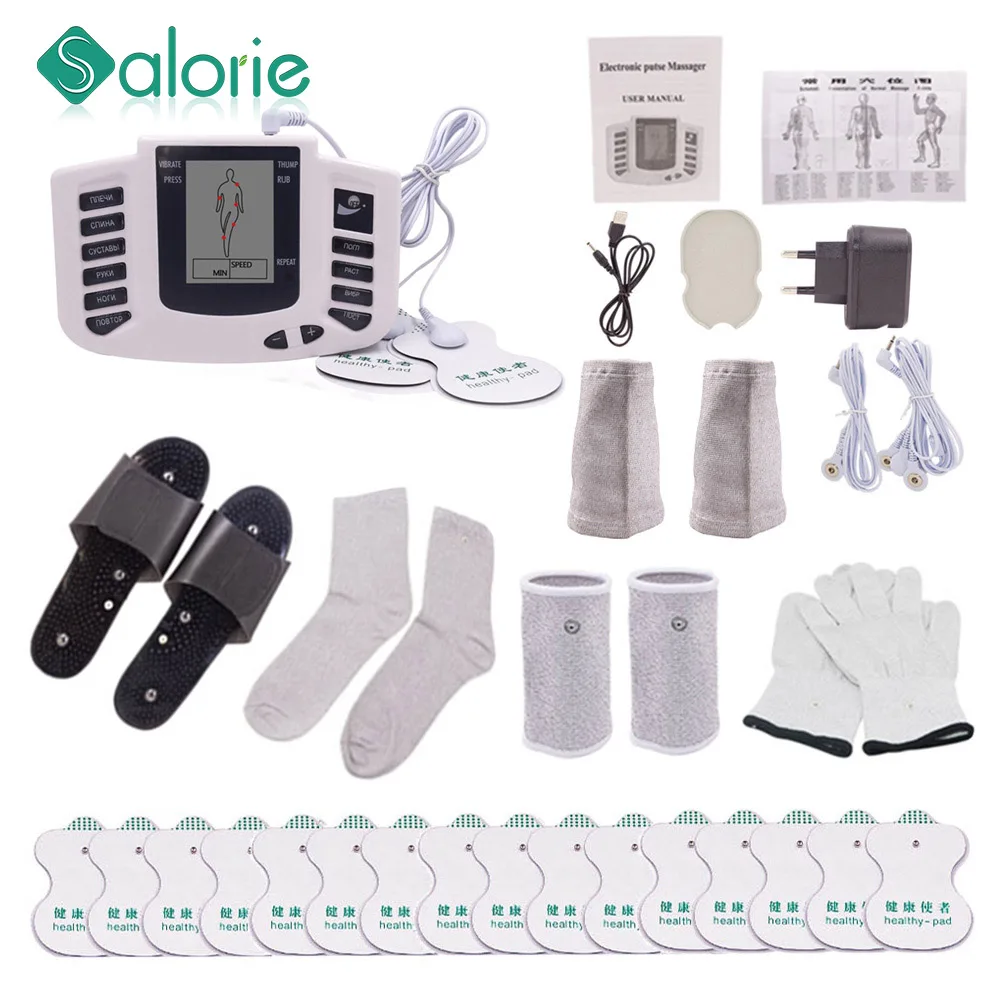 

12 Buttons Electric Herald Tens Muscle Stimulator EMS Acupuncture Body Massage Digital Therapy Machine Electrostimulator 823BR