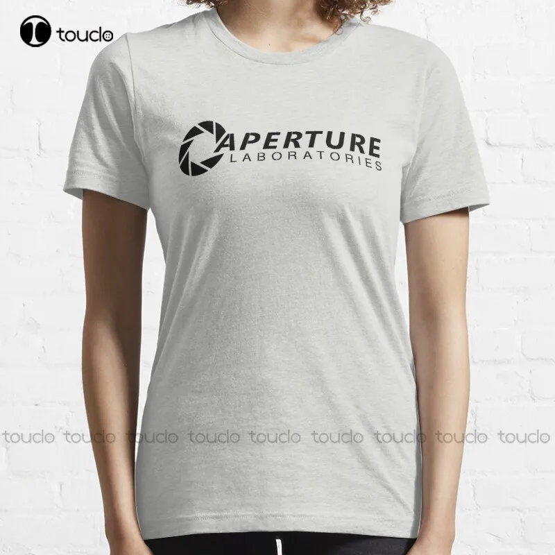 

Новая футболка Aperture Laboratories, коричневая рубашка, унисекс