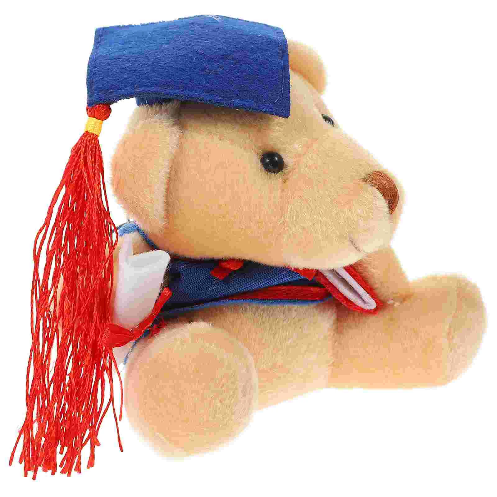 

Keychain Graduation Plush 2022 Stuffed Key Chain Animalmini Gifts Keyring Tiny Graduate Bears Small Holder Pendant Ring Fluffy
