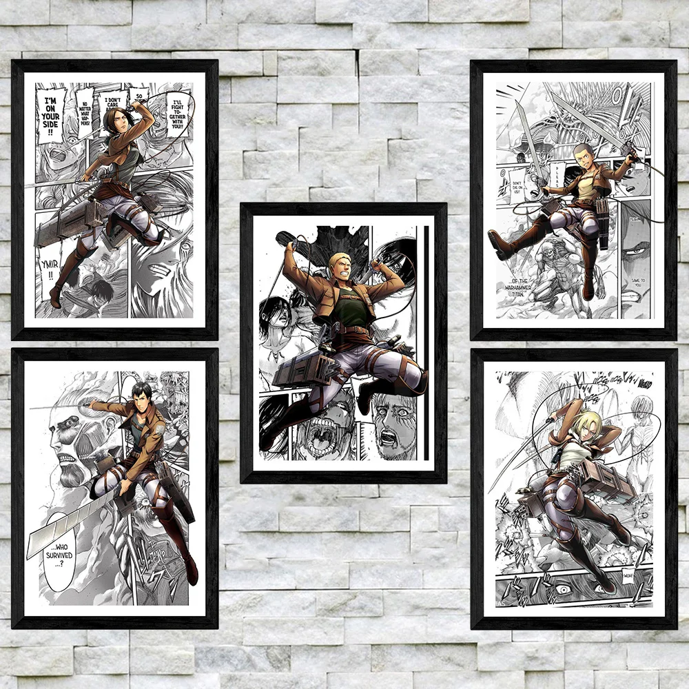 

Comic Wall Art Nordic Posters and Prints Japanese Manga Canvas Painting Print Canvas Picture for Home Living Kids Room Decor