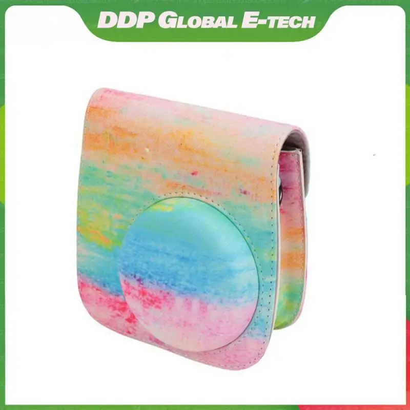 

For Polaroid Instax Mini 11/9/8 Sports Camera Storage Bag High-quality Hole Is Right Digital Camera Bag Pu Leather Adjustable
