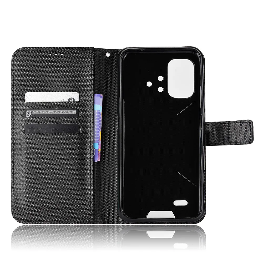 Чехол для Umidigi Bison X10S роскошный флип-чехол со стразами искусственная кожа Кошелек
