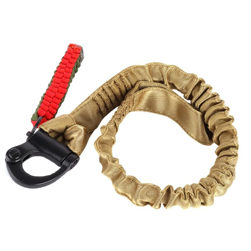 

Quick Release Safety Lanyards Tactical Military Quick Release Wasit Bag Sling Safety Lanyard Sling Rope Bungee Survival Strap