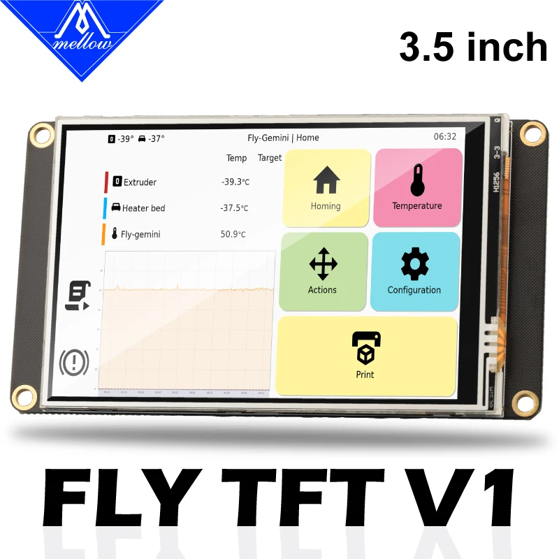 Klipper Resistive Touch Color Display Screen For Fly-gemini 