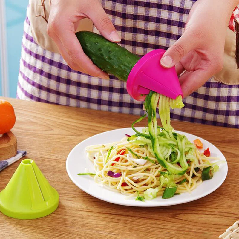 

Vegetable Fruit Multi-function Spiral Shredder Kitchen Tool Peeler Manual Potato Carrot Radish Rotating Shredder Grater