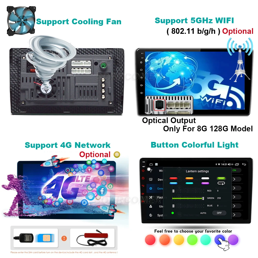 Автомагнитола 9 дюймов Android 12 мультимедийный видеоплеер навигация GPS для KIA K3 Cerato