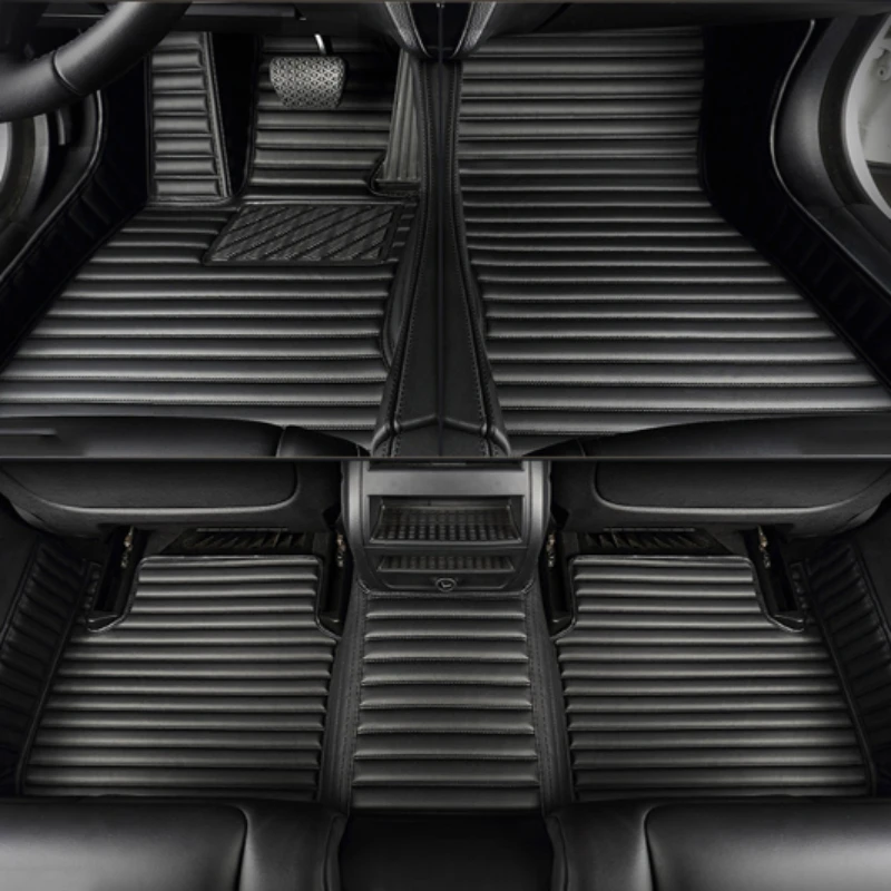 

Индивидуальные автомобильные коврики для Tesla Model Y 2021-2023 RHD LHD, водонепроницаемые Нескользящие подставки из искусственной кожи, аксессуары для автомобиля